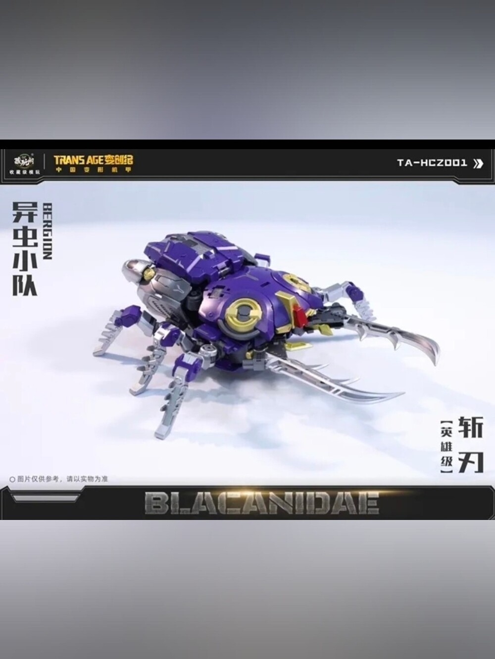 Cang-Toys TA-HCZ001 Transage Blacanidae transformers 3rd party insecticon
